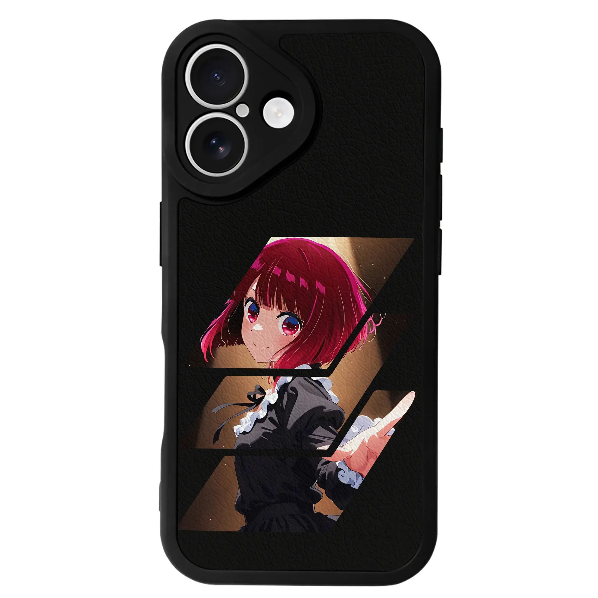 推しの子 グッズ,有馬かな - IPhone 16シリーズ対応 ・ シリコンスマホケース ・ レザー調 ・ 高精度フィット ・ 耐衝撃 ・ ワイヤレス充電対応 ・ 精密カット